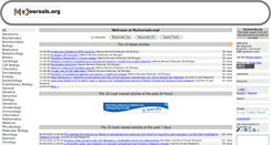 Desktop Screenshot of myjournals.org